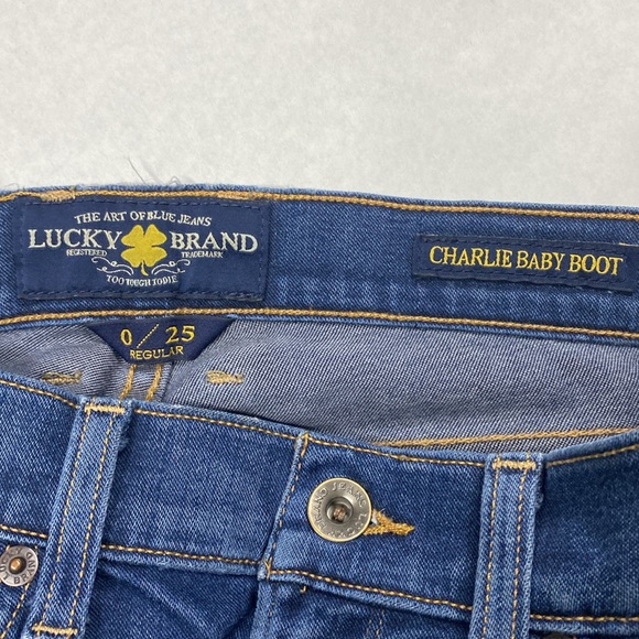 Women’s Lucky Brand Charlie Baby Boot Jeans boot flare leg stylish - Picture 4 of 6